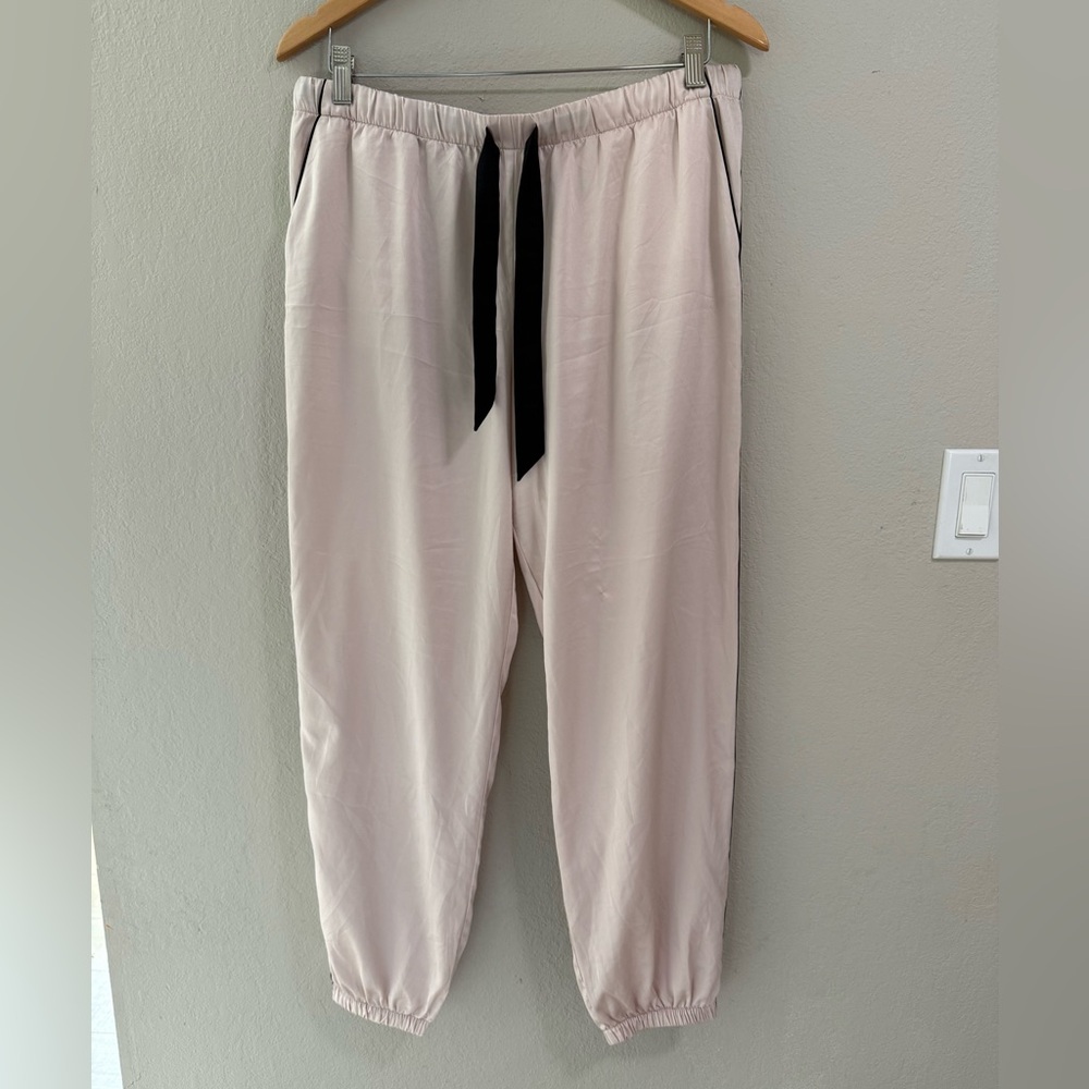 Victoria’s Secret Satin Jogger Pants with Heart Patch - Size L